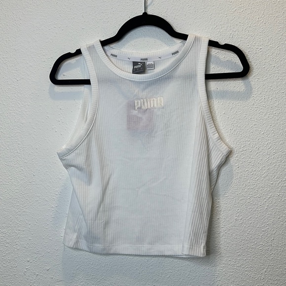 Puma Tops - PUMA WHITE TANK TOP